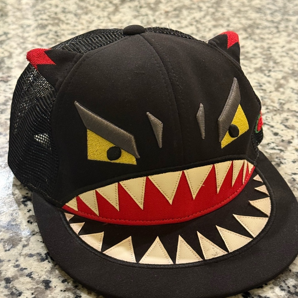 Hats on El Stinko Monster Face Trucker snapback kids Hat